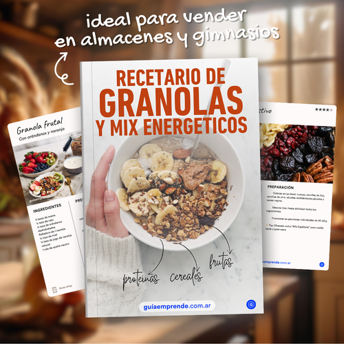 Recetario de Granolas y Mix Energéticos