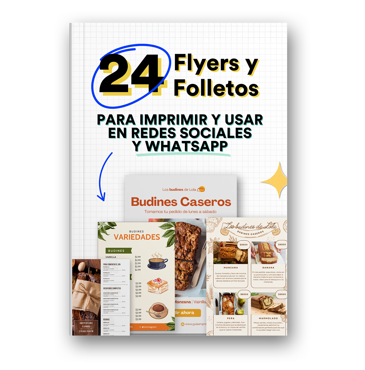 📢 24 Flyers y Folletos para editar en Canva