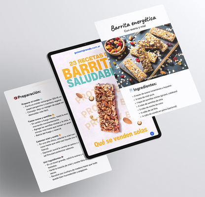 Recetario de Barritas Saludables